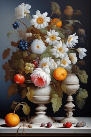 数字艺术 标题为“Nature morte 8” 由Georgii Stepanov, 原创艺术品, 数字油画