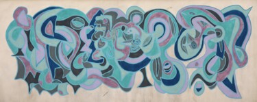 I Tre Punti Punto Secondo Mural Art Fotografie getiteld "I Tre Punti Punto S…" door Claudio Mario Andrea, Origineel Kunstwerk, Acryl
