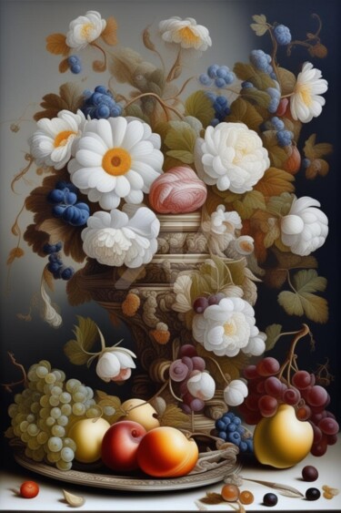 数字艺术 标题为“Nature morte 9” 由Georgii Stepanov, 原创艺术品, AI生成的图像