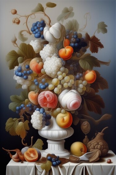 数字艺术 标题为“Nature morte 10” 由Georgii Stepanov, 原创艺术品, 数字油画