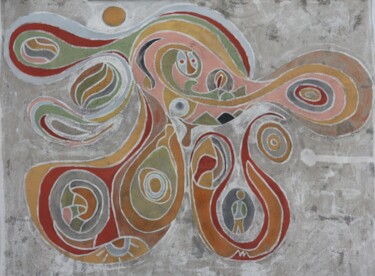 Quinta Dimensione Mural Art Cortile delle Nevi Fotografie getiteld "Quinta Dimensione M…" door Claudio Mario Andrea, Origineel Kunstwerk, Acryl