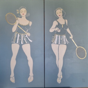 Schilderij getiteld "La Revanche" door Clara Breuil, Origineel Kunstwerk, Acryl
