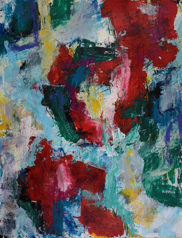 绘画 标题为“Abstract painting -…” 由Peter Kilb, 原创艺术品, 丙烯