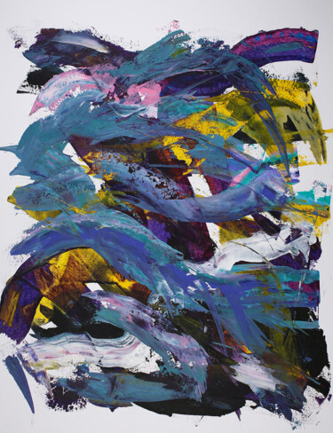 Tubes - J1 - 207 绘画 标题为“Tubes - J1 - 207” 由Peter Kilb, 原创艺术品, 丙烯