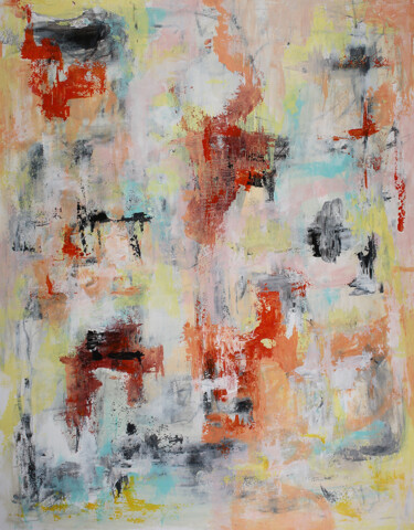 Abstract painting J1 - 208 绘画 标题为“Abstract painting J…” 由Peter Kilb, 原创艺术品, 丙烯