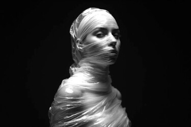 数字艺术 标题为“Sculpture Style” 由Vanda Lehel (V A N D E E), 原创艺术品, AI生成的图像