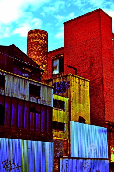 Fotografia intitulada "Baltimore, Warehouse" por Charles Talkoff, Obras de arte originais, Fotografia digital