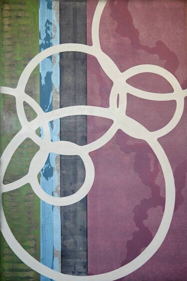 Pintura intitulada "59" por Pashka Andriychuk, Obras de arte originais, Acrílico Montado em Armação em madeira