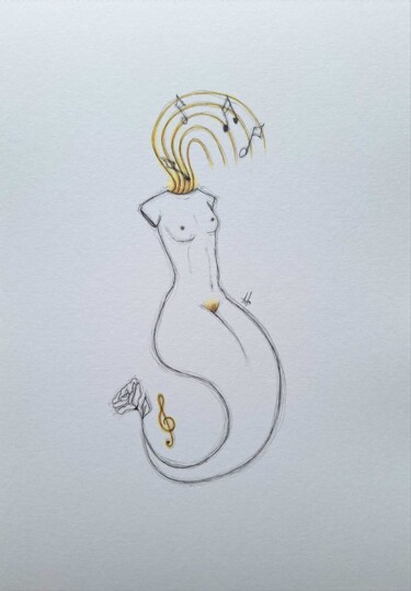 Disegno intitolato "Sem título1" da Dear Musa, Opera d'arte originale, Matita