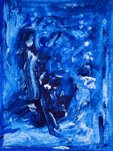 Pintura titulada "Elegant Invisible W…" por Milto Sideris, Obra de arte original, Acrílico