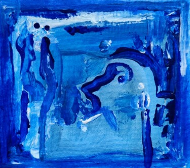 Peinture intitulée "Secret meeting at t…" par Milto Sideris, Œuvre d'art originale, Acrylique