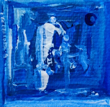 Painting titled "Lean on me" by Milto Sideris, Original Artwork, Acrylic