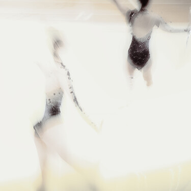 Rhythmic Ghosts N°1 - Trembling Shadow of Two Gymnasts Photographie intitulée "Rhythmic Ghosts N°1…" par Redrumstudio, Œuvre d'art originale, Photographie numérique