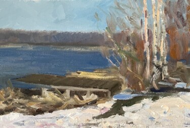 "Bridge. Kostroma sk…" başlıklı Tablo Natalia Chernitsa tarafından, Orijinal sanat, Petrol