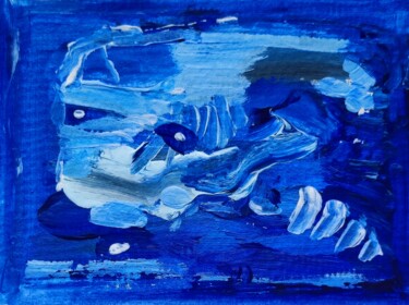 Painting titled "The Villain" by Milto Sideris, Original Artwork, Acrylic