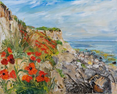 Roter Mohn / Vejsnæs / Ærø / Ostsee 绘画 标题为“Roter Mohn / Vejsnæ…” 由Ute Meyer, 原创艺术品, 油