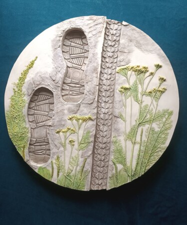"A Step Closer to Nature" – Textured Panel Ζωγραφική με τίτλο ""A Step Closer to N…" από Alena Panchenia (Елена Панченя), Αυθεντικά έργα τέχνης, Ακουαρέλα