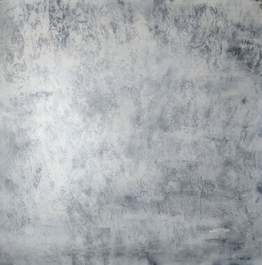 White Patterned Abstract. Foggy Forest Painting titled "White Patterned Abs…" by Vafa Majidli, Original Artwork, Acrylic
