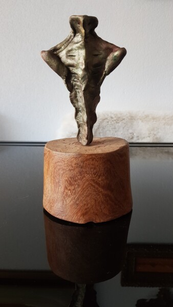 Sculptuur getiteld "Phénix" door Patrick Lalande, Origineel Kunstwerk, Polymeer klei