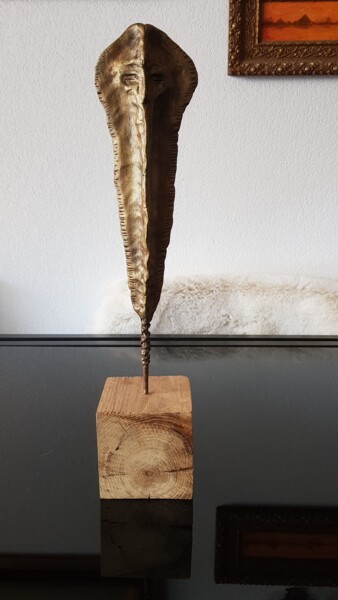 Sculptuur getiteld "Tribal" door Patrick Lalande, Origineel Kunstwerk, Polymeer klei