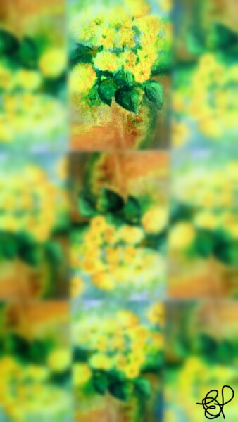 Abstract floral arrangement Fotografia intitolato "Abstract floral arr…" da Emma Laflute, Opera d'arte originale, Fotografia manipolata