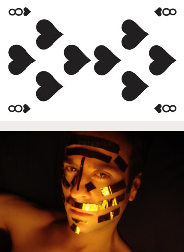 Fotografia intitulada "Diptyque 8 de Coeur…" por Aurelien Franck, Obras de arte originais, Fotografia digital