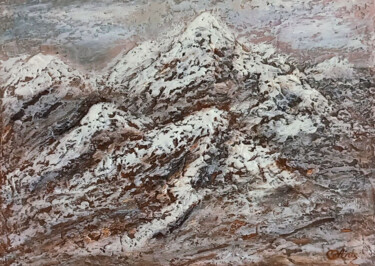 绘画 标题为““Echoes of the Peak…” 由Oksana Antonova, 原创艺术品, 丙烯