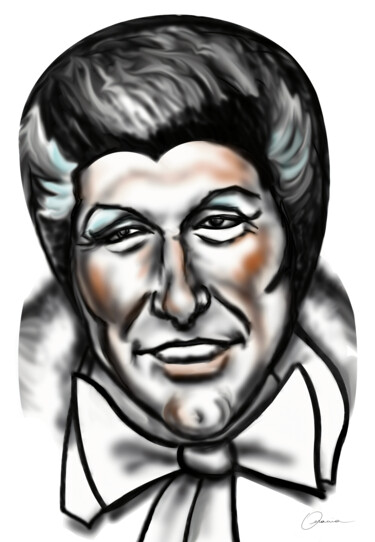 제목이 "Liberace Pianist Mu…"인 디지털 아트 Ouraniart로, 원작, 디지털 페인팅
