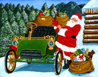 Santa's Last Load Картина под названием "Santa's Last Load" - Anthony Dunphy, Подлинное произведение искусства, Акрил