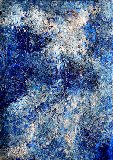 Schilderij getiteld "Cosmos 015" door Burkhard Baier, Origineel Kunstwerk, Acryl