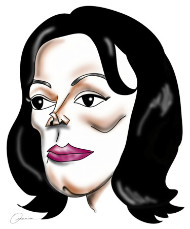 Michael Jackson Musician Singer Artwork "Michael Jackson Mus…" başlıklı Dijital Sanat Ouraniart tarafından, Orijinal sanat, Dijital Resim