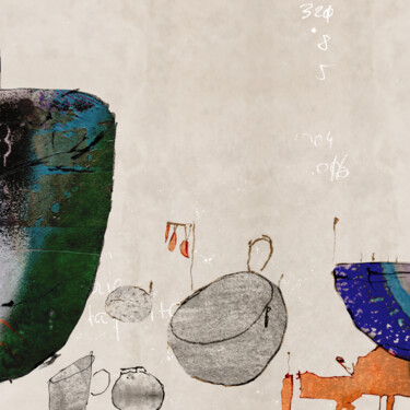 数字艺术 标题为“gefäße” 由Hubert Egartner, 原创艺术品, 数字油画