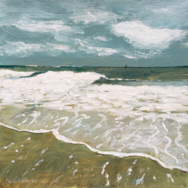 "Un jour à Quiberon" başlıklı Tablo Camille Rouschmeyer tarafından, Orijinal sanat, Akrilik