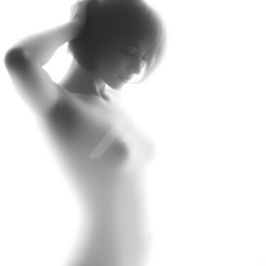 数字艺术 标题为“Veiled Motion – Sil…” 由Caprice, 原创艺术品, AI生成的图像