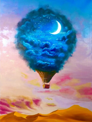 제목이 "colored sky"인 미술작품 Armin Grigoryan로, 원작, 기름