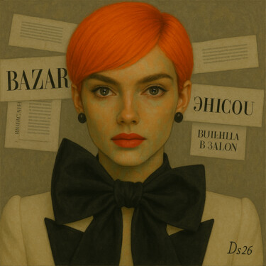 Schilderij getiteld "Bow Game Strong" door Ds 26, Origineel Kunstwerk, Digitaal Schilderwerk