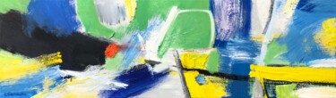 Картина под названием "Abstract #10" - Tung Duc Pham, Подлинное произведение искусства, Акрил Установлен на Деревянная рама…