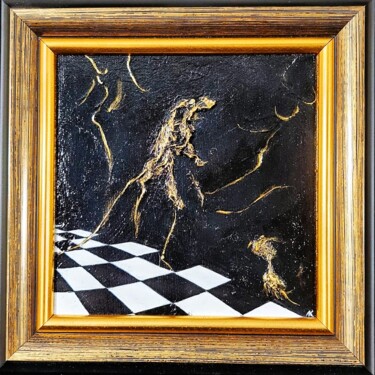 Pittura intitolato "SISYPHEAN WORK 1/3" da Alan Hieronim Konopczyński, Opera d'arte originale, Acrilico Montato su Telaio pe…