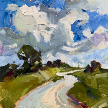 Winding Silence Malarstwo zatytułowany „Winding Silence” autorstwa Daria Zavadenko, Oryginalna praca, Olej