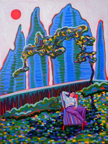 Pintura titulada "Feeling Good" por Van Lanigh, Obra de arte original, Oleo Montado en Bastidor de camilla de madera