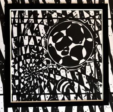 Drawing titled "(252) - union cosmi…" by Vincent Gibert, Original Artwork, Marker