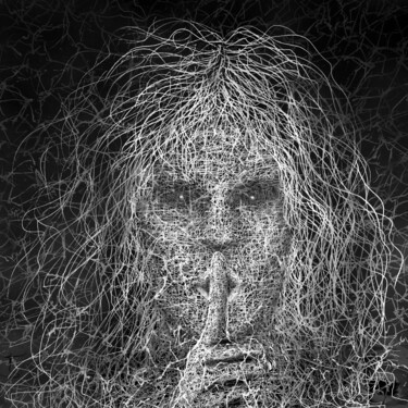 INDISPENSABLE FIGURE 2 - Ssshhh.... Arte digitale intitolato "INDISPENSABLE FIGUR…" da Vicent Creatik, Opera d'arte originale, Pittura digitale