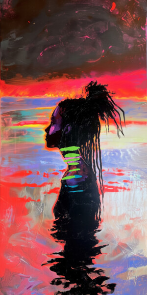 Before the Waves disturb the Sky 「Before the Waves di…」というタイトルのデジタルアーツ Sarita Nanniによって, オリジナルのアートワーク, AI生成画像
