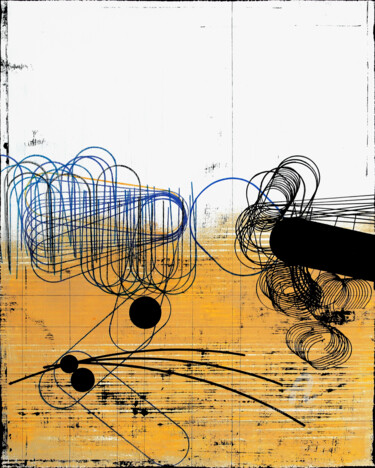 Entropy Zone 2. Σχέδιο με τίτλο "Entropy Zone 2." από Petr Strnad, Αυθεντικά έργα τέχνης, Μελάνι