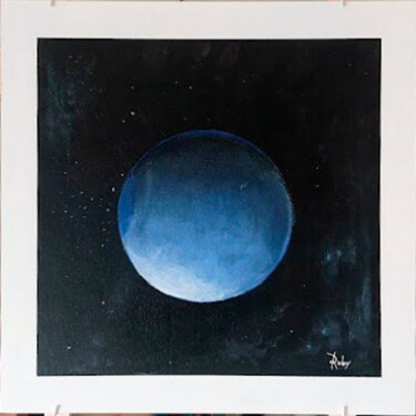 Pittura intitolato "planète 4" da Claude Ruby, Opera d'arte originale, Acrilico