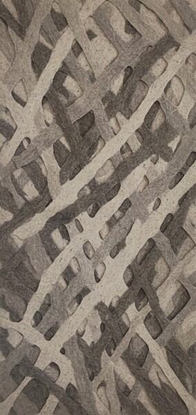 "Bionics." Felt panel 제목이 ""Bionics." Felt pan…"인 섬유 예술 Maria Opalinskaya로, 원작, 섬유 섬유