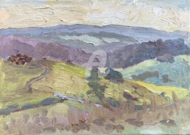 绘画 标题为“View over Mill Pond…” 由Georgina Rey, 原创艺术品, 油