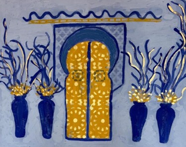 Where the Blue Opens Painting titled "Where the Blue Opens" by Jori Aguilar, Original Artwork, Acrylic Mounted on Wood Stretcher frame