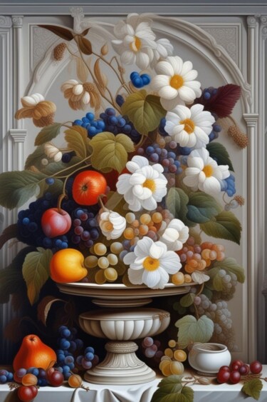 数字艺术 标题为“Nature morte 21” 由Georgii Stepanov, 原创艺术品, 数字油画