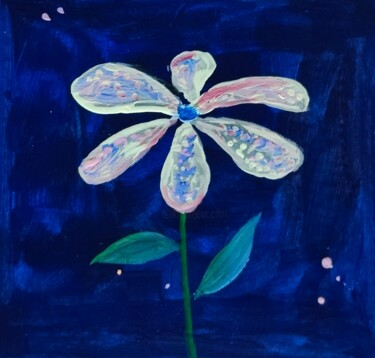 「MiniFlora - 11」というタイトルの絵画 Milto Siderisによって, オリジナルのアートワーク, アクリル